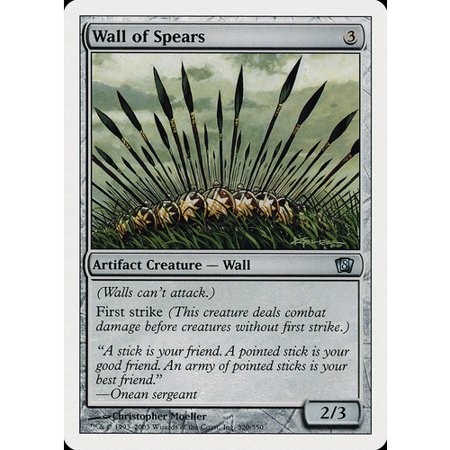 Wall of Spears - 8ED