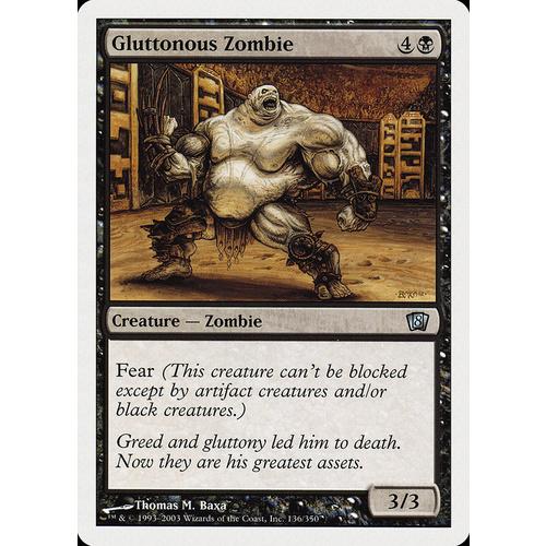 Gluttonous Zombie - 8ED
