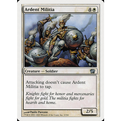 Ardent Militia FOIL - 8ED