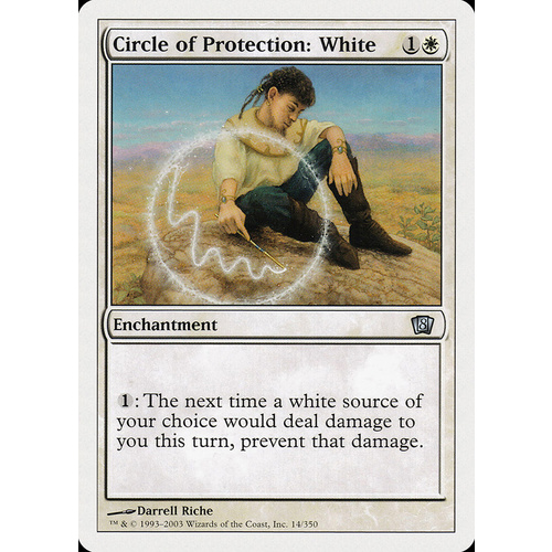 Circle of Protection: White FOIL - 8ED