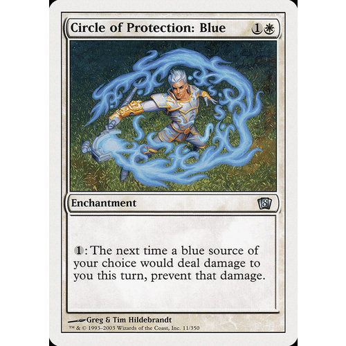 Circle of Protection: Blue FOIL - 8ED