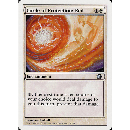 Circle of Protection: Red FOIL - 8ED