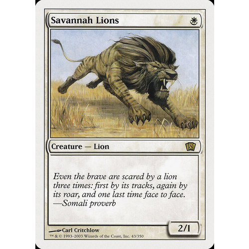 Savannah Lions FOIL - 8ED