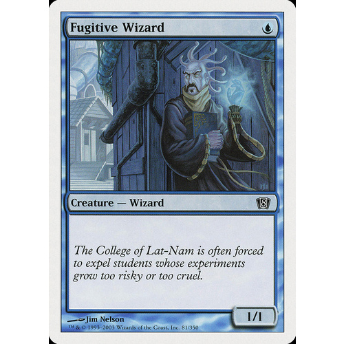 Fugitive Wizard FOIL - 8ED