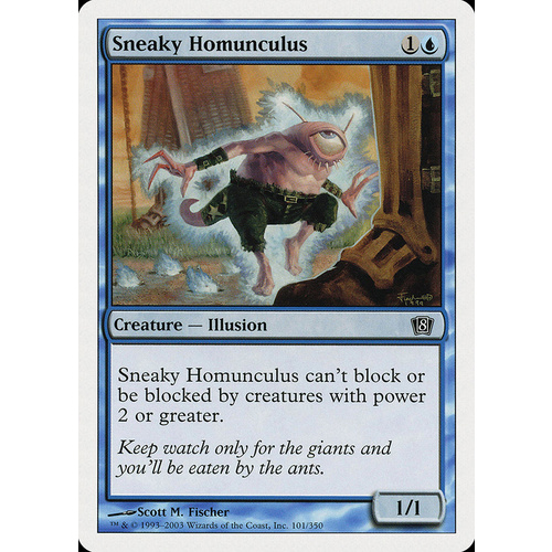 Sneaky Homunculus FOIL - 8ED