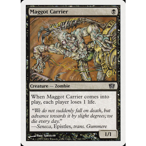 Maggot Carrier FOIL - 8ED