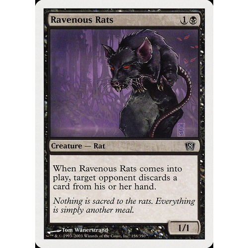 Ravenous Rats FOIL - 8ED