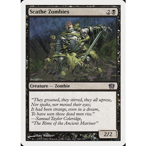 Scathe Zombies FOIL - 8ED