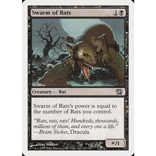 Swarm of Rats FOIL - 8ED