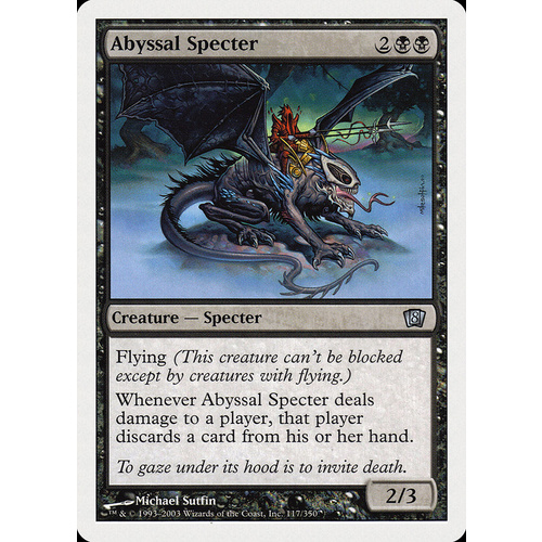 Abyssal Specter FOIL - 8ED