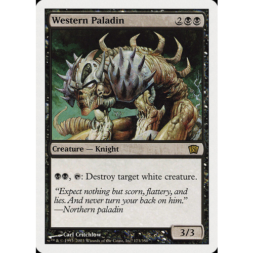 Western Paladin FOIL - 8ED
