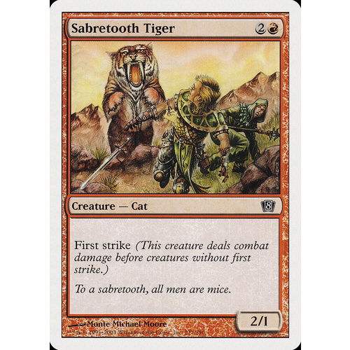 Sabretooth Tiger FOIL - 8ED