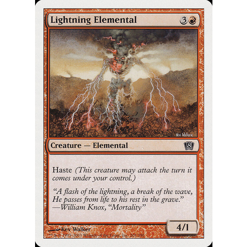Lightning Elemental FOIL - 8ED