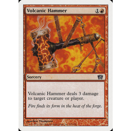 Volcanic Hammer FOIL - 8ED
