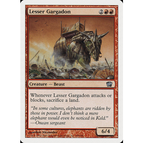 Lesser Gargadon FOIL - 8ED