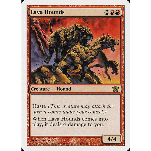 Lava Hounds FOIL - 8ED