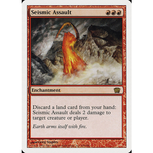 Seismic Assault FOIL - 8ED