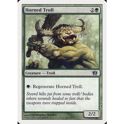 Horned Troll FOIL - 8ED