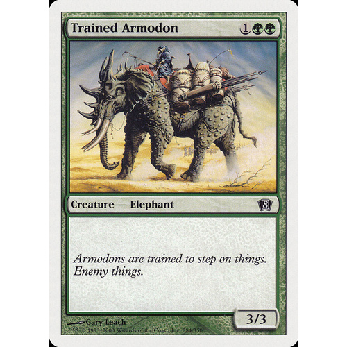 Trained Armodon FOIL - 8ED