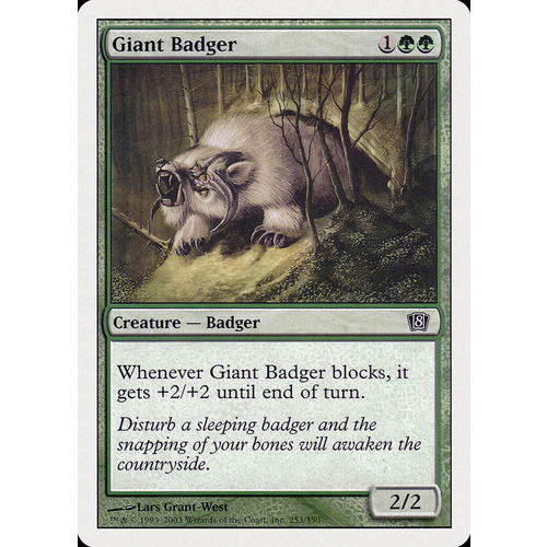 Giant Badger FOIL - 8ED