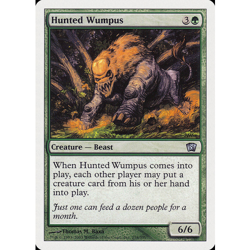 Hunted Wumpus FOIL - 8ED