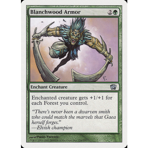Blanchwood Armor FOIL - 8ED