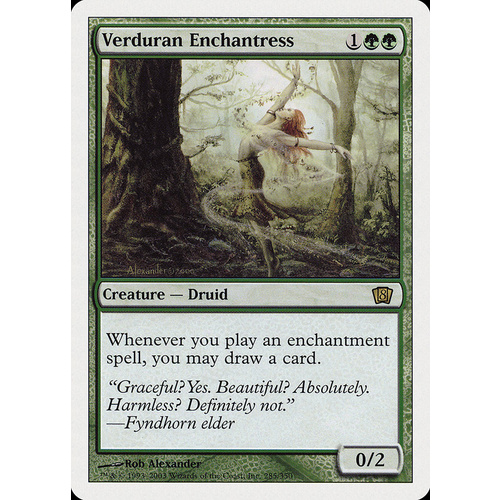 Verduran Enchantress FOIL - 8ED
