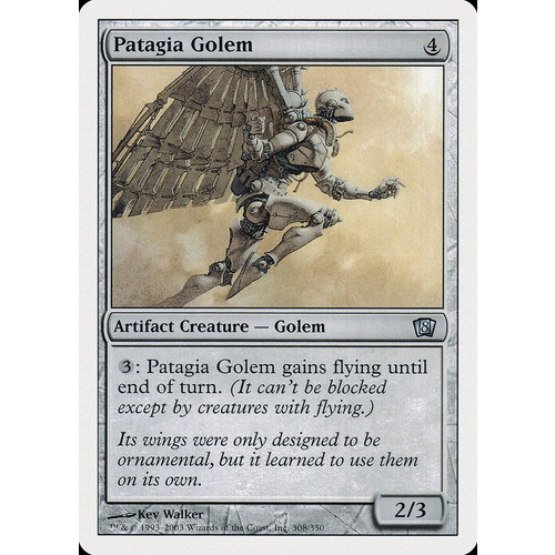 Patagia Golem FOIL - 8ED
