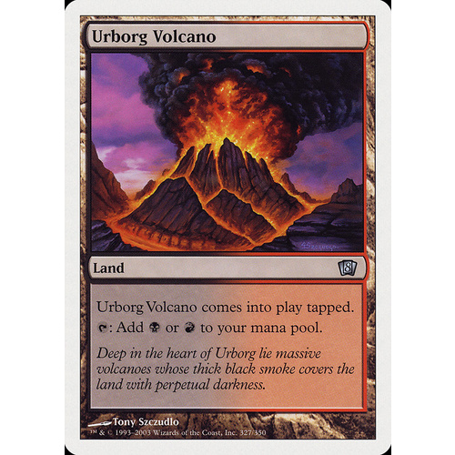 Urborg Volcano FOIL - 8ED