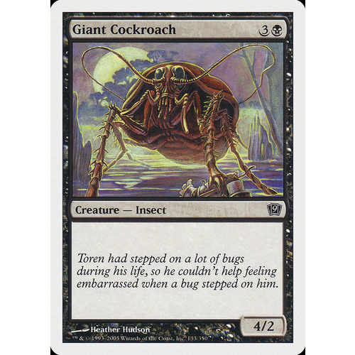 Giant Cockroach - 9ED