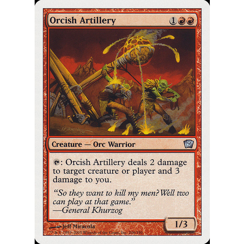 Orcish Artillery - 9ED
