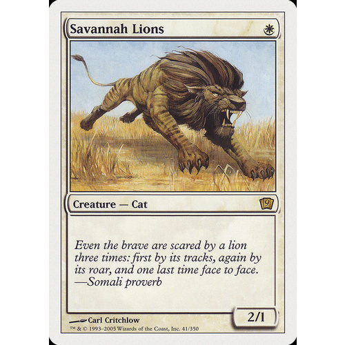 Savannah Lions - 9ED