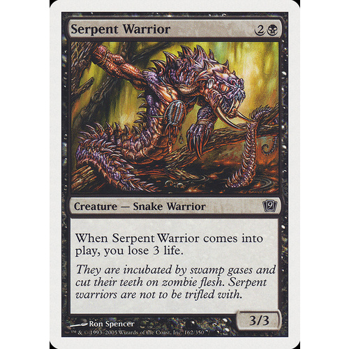 Serpent Warrior - 9ED