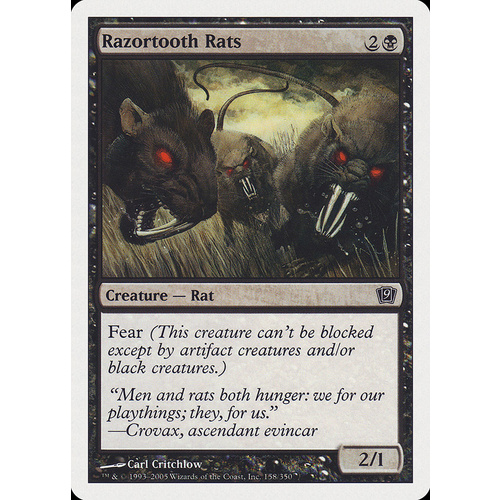 Razortooth Rats - 9ED