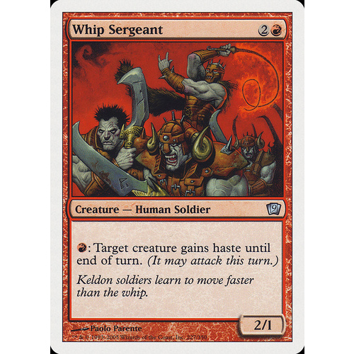 Whip Sergeant - 9ED