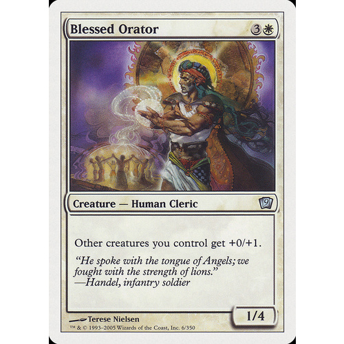 Blessed Orator - 9ED