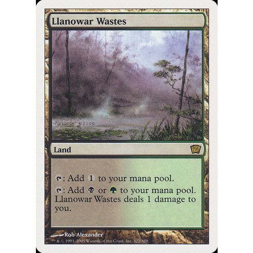 Llanowar Wastes - 9ED