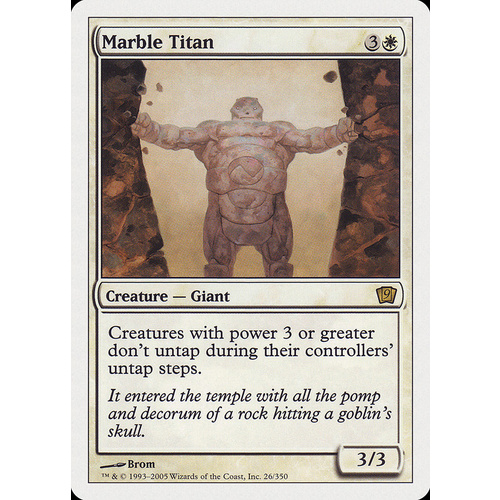 Marble Titan - 9ED