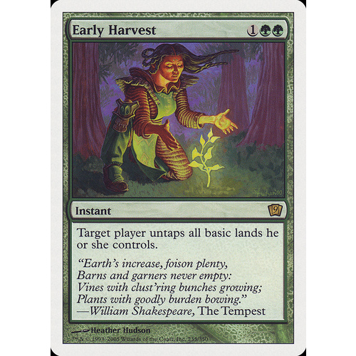 Early Harvest - 9ED