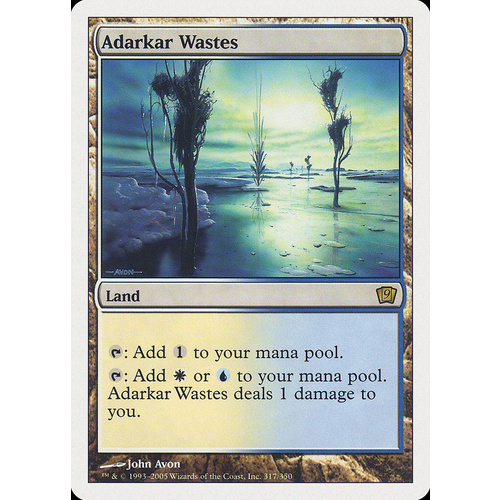 Adarkar Wastes - 9ED