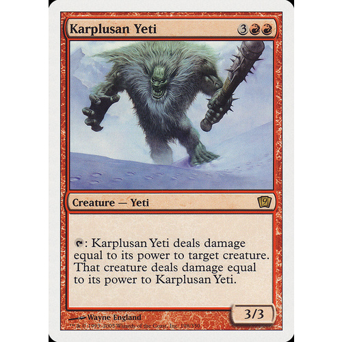 Karplusan Yeti FOIL - 9ED