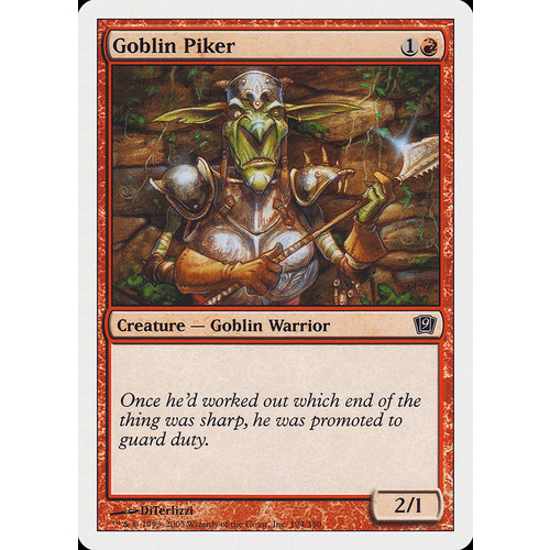 Goblin Piker FOIL - 9ED
