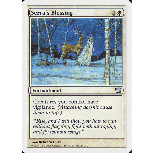 Serra's Blessing FOIL - 9ED