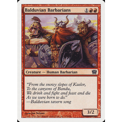 Balduvian Barbarians FOIL - 9ED