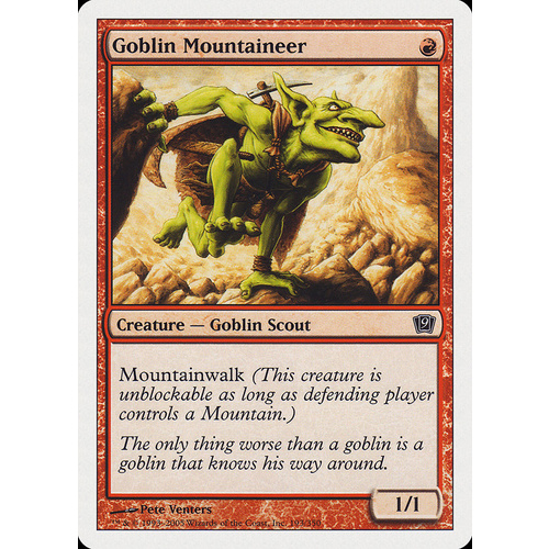 Goblin Mountaineer FOIL - 9ED