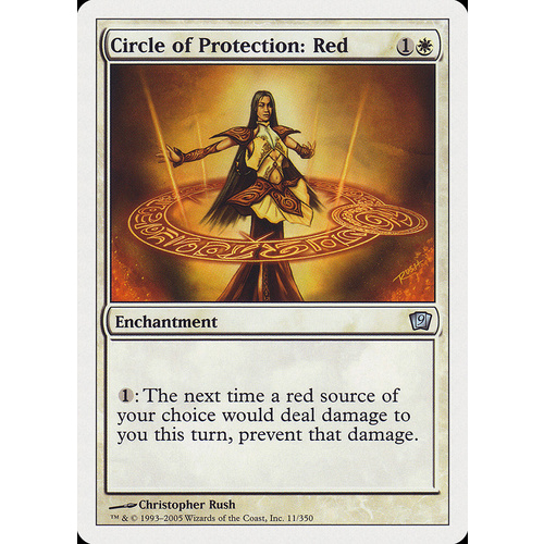 Circle of Protection: Red FOIL - 9ED