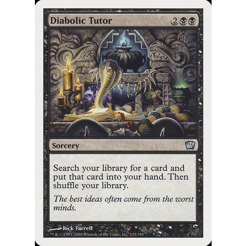 Diabolic Tutor FOIL - 9ED