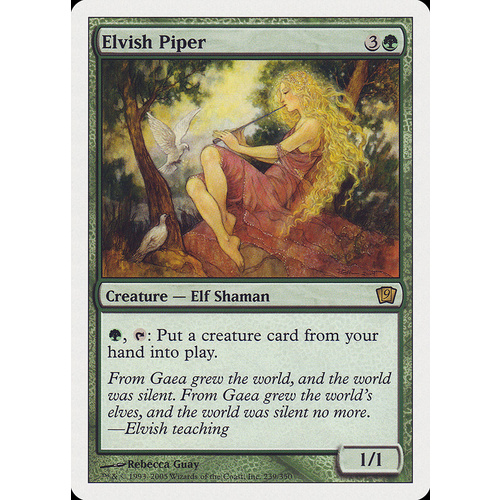 Elvish Piper FOIL - 9ED