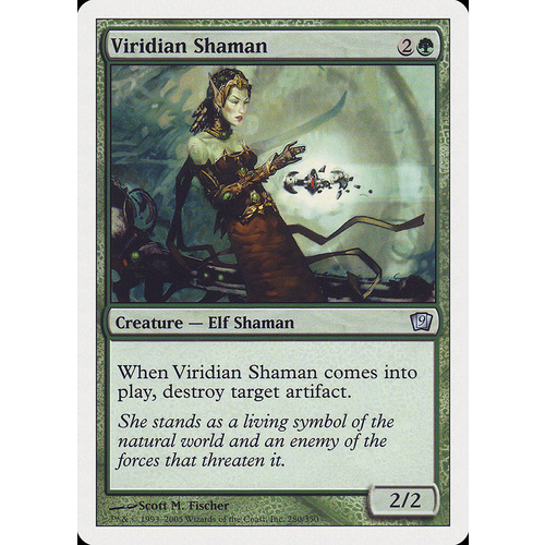 Viridian Shaman FOIL - 9ED