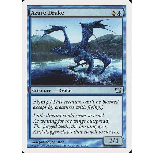 Azure Drake FOIL - 9ED